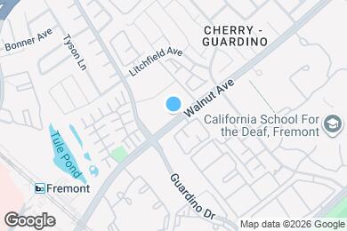 Map image of the property - 1031 Walnut Ave