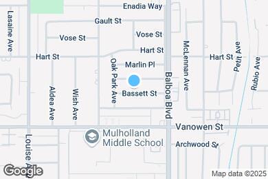 Map image of the property - 16955 Bassett St