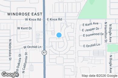 Map image of the property - 1255 N Arizona Ave