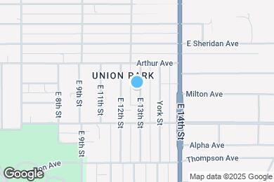 Map image of the property - 2342 E 13th St