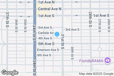 Map image of the property - 3129 4th Ave S