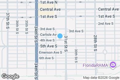 Map image of the property - 3137 4th Ave S