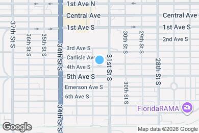Map image of the property - 3139 4th Ave S