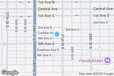 Map image of the property - 3161 4th Ave S