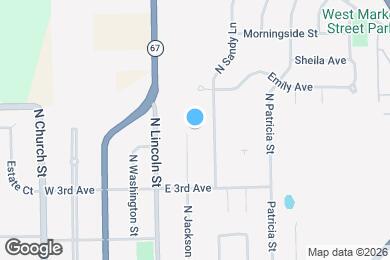 Map image of the property - 625 N Jackson St