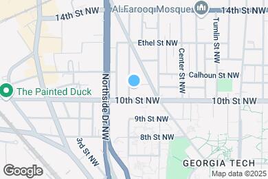 Map image of the property - 1003 Curran St NW