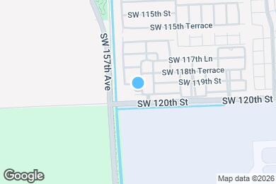 Map image of the property - 11924 SW 155th Ct