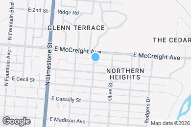 Map image of the property - 1124 Elm St