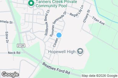 Map image of the property - 8927 Cinder Ln