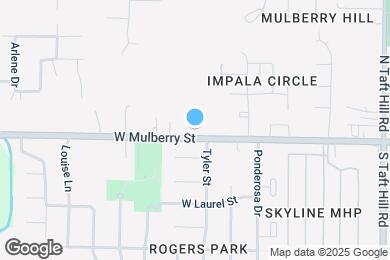 Map image of the property - 2424 W Mulberry St