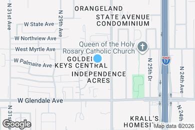 Map image of the property - 7111 N 27th Ln