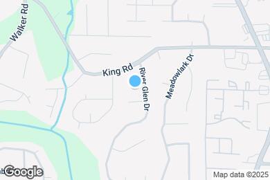 Map image of the property - 1038 River Bend Ct