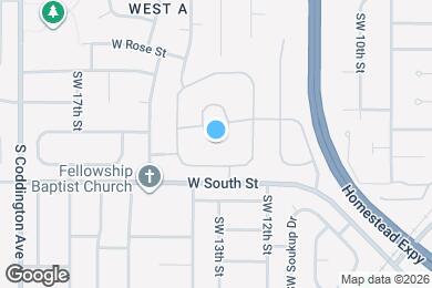 Map image of the property - 1404 W Commodore Blvd