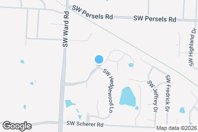 Map image of the property - 1441 SW Winthrop Dr