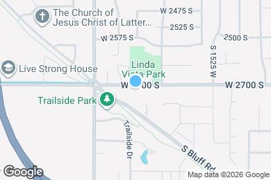 Map image of the property - 1855 W 2700 S