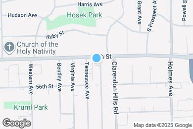Map image of the property - 5520 Alabama Ave