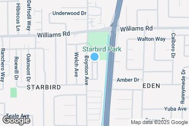 Map image of the property - 1119 Starbird Cir