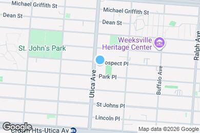 Map image of the property - Cozy Private ROOM in Crown Heights