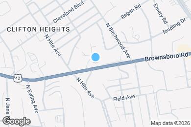Map image of the property - 2721 Brownsboro Rd