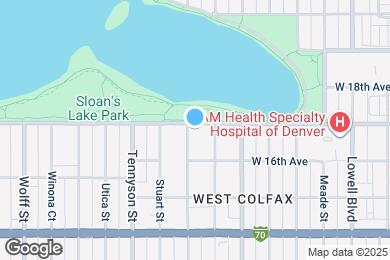 Map image of the property - 4200 W 17th Ave