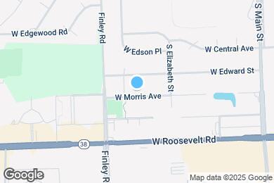 Map image of the property - 346 W Morris Ave