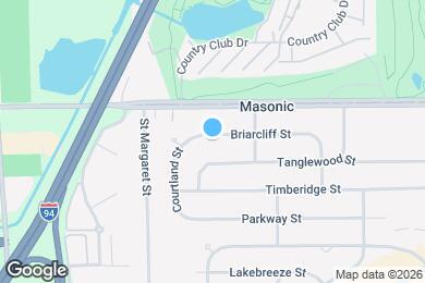 Map image of the property - 21300 Briarcliff St
