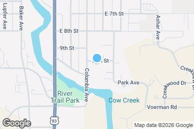 Map image of the property - 819 10th St