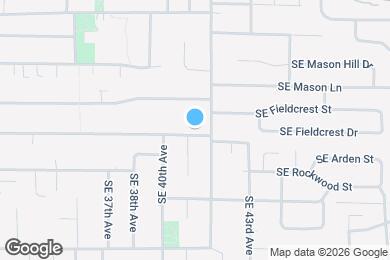 Map image of the property - 4103 SE Olsen St