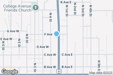 Map image of the property - 605 N Market St