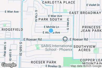 Map image of the property - 1831 E Atlanta Ave