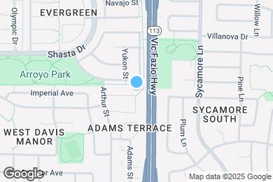 Map image of the property - 1650 Colusa Ave