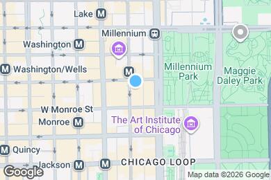 Map image of the property - 17 S Wabash Ave