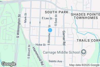 Map image of the property - 1213 S Bloodworth St