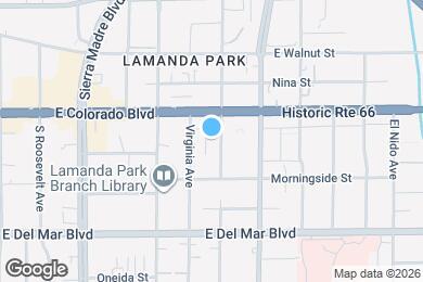 Map image of the property - 45 S Vinedo Ave