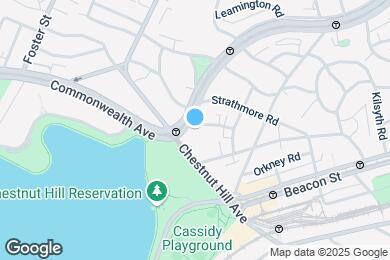 Map image of the property - 1868 Commonwealth Ave