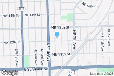 Map image of the property - 1208 NE 5th Ave
