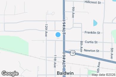 Map image of the property - 1050 Curtis St