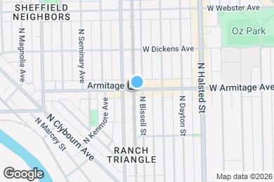 Map image of the property - 939 W Armitage Ave