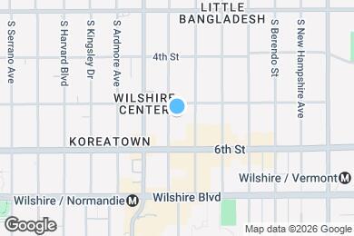 Map image of the property - 514 S. Mariposa Ave.