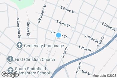 Map image of the property - 205 E Holt St