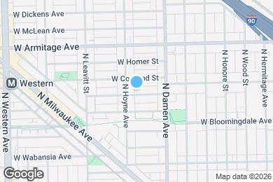 Map image of the property - 2046 W Moffat St