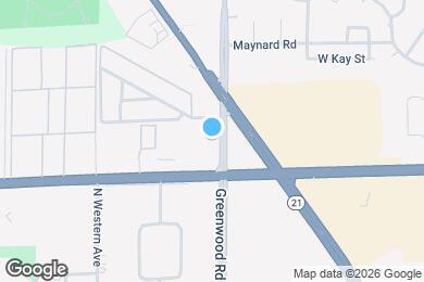 Map image of the property - 9608 N Greenwood Ave