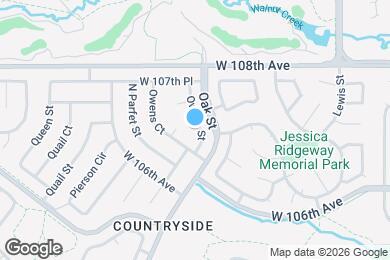 Map image of the property - 10709 Owens St