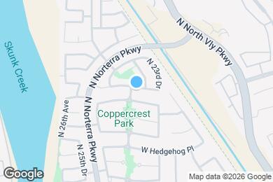 Map image of the property - 2343 W Running Deer Trl