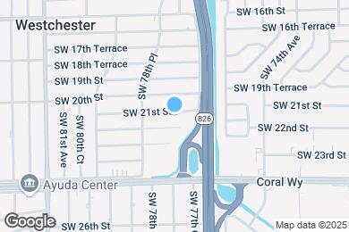 Map image of the property - 7740 SW 21st St