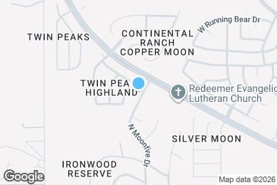 Map image of the property - 8855 N Moonfire Dr
