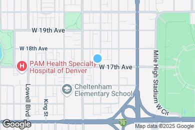 Map image of the property - 3207 W 17th Ave