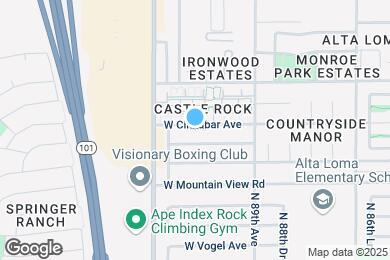 Map image of the property - 9007 W Cinnabar Ave