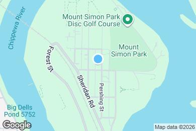 Map image of the property - 1206 Pershing St