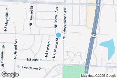 Map image of the property - 409 N E Sharon St